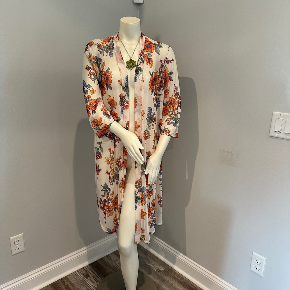 Sheer Kimono Cardigan size 2X